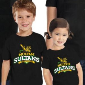 Multan Sultan PSL T-Shirt for Kids Black