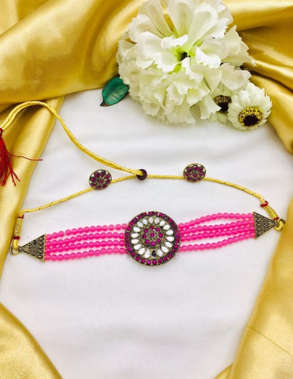 Indian Choker Patti with tops - Image 3
