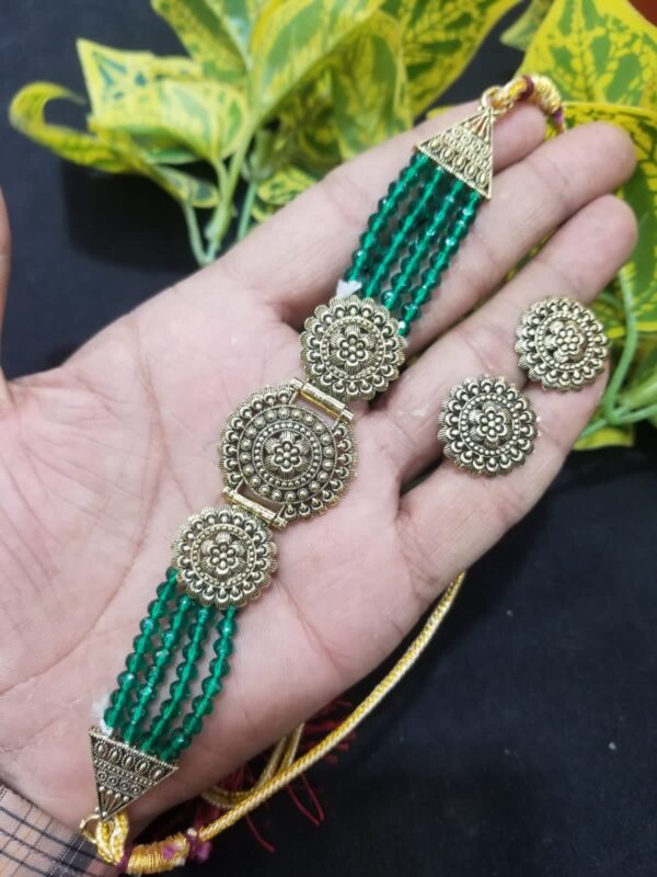 Indian Choker Patti with tops - Image 3