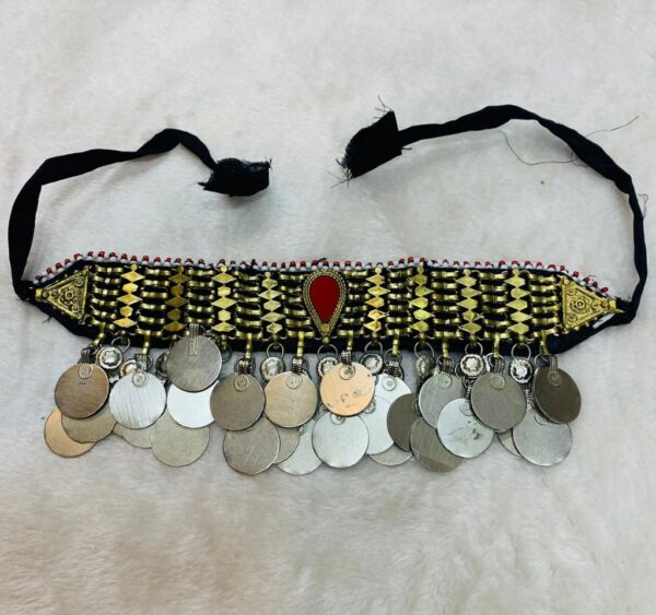 Afghan Jewelry Choker Necklace - Image 3