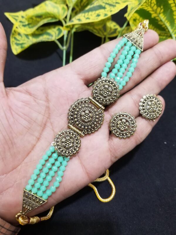 Indian Choker Patti with tops - Image 4
