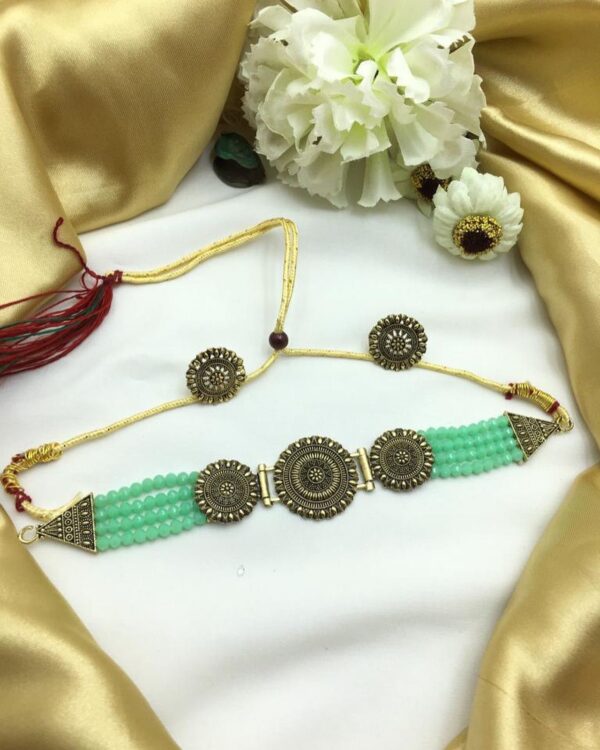 Indian Choker Patti with tops - Image 4