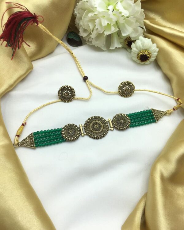 Indian Choker Patti with tops - Image 7