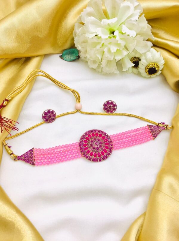 Indian Choker Patti with tops - Image 5