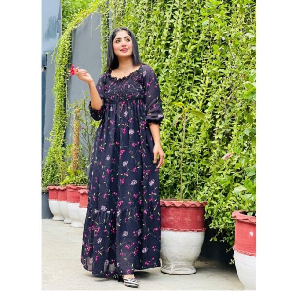 Floral Chiffon Maxi for Women