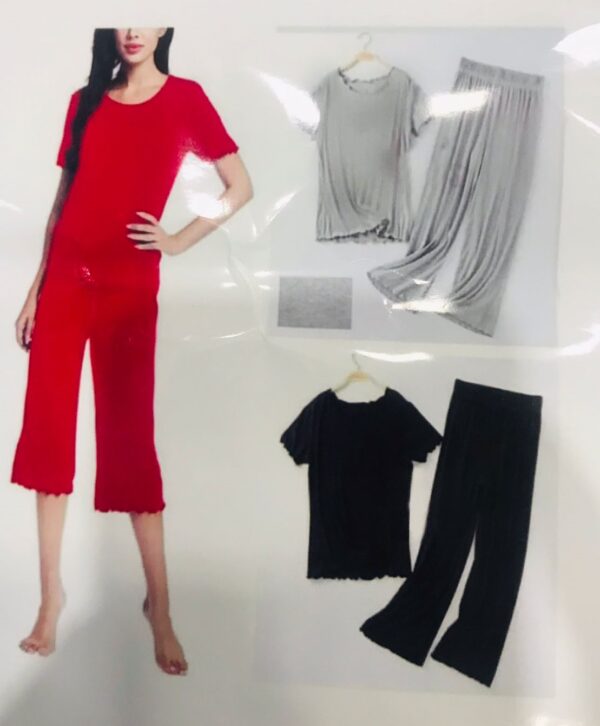 Quarter Jersey Night Suit for Women - Image 4