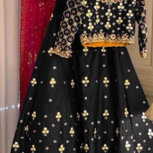 2 pcs Skirt and Blouse Sharara Wedding Dress for Women and Girls