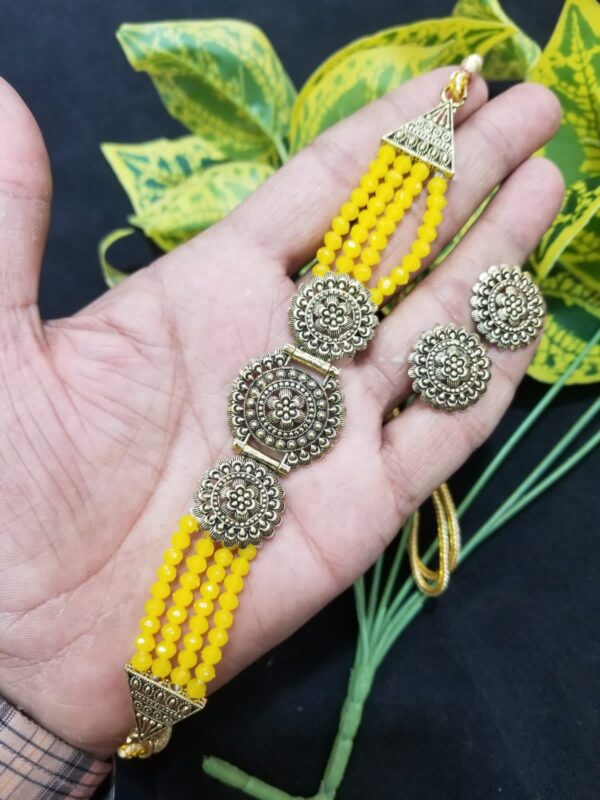 Indian Choker Patti with tops - Image 9