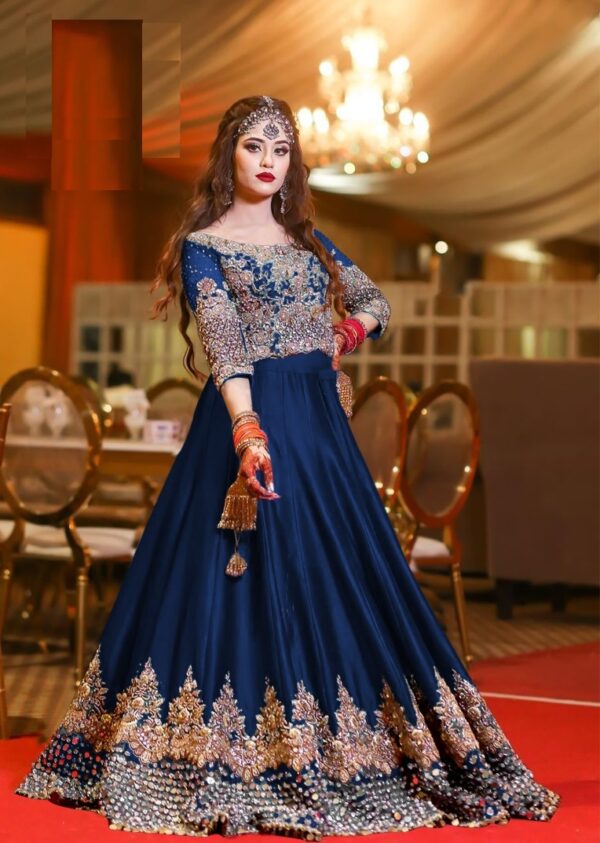 Embroidered Skirt & Heavy Embroidered Shirt & Sleeves - Image 5