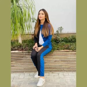 Plain Panel Tracksuit for Women