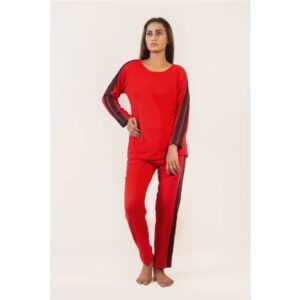 Plain Panel Tracksuit for Women