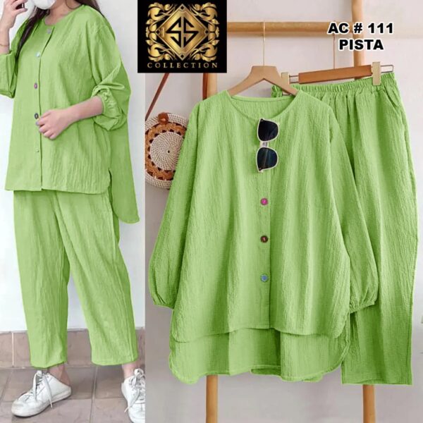 2 pcs Cotton Stitched Dress for Girls - Image 8