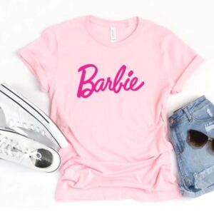 Barbie t-shirt for Women Pink