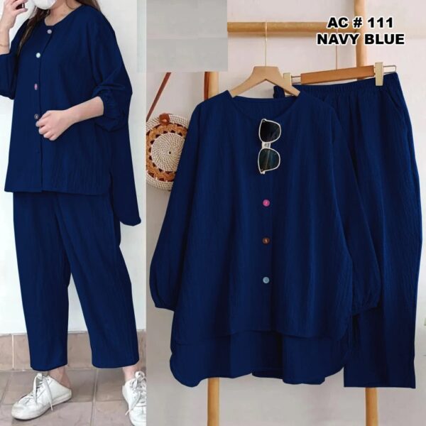 2 pcs Cotton Stitched Dress for Girls - Image 4
