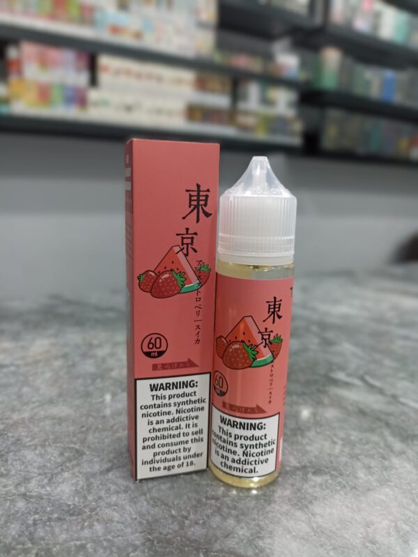 Tokyo Iced strawberry watermelon 60Ml POD Juice