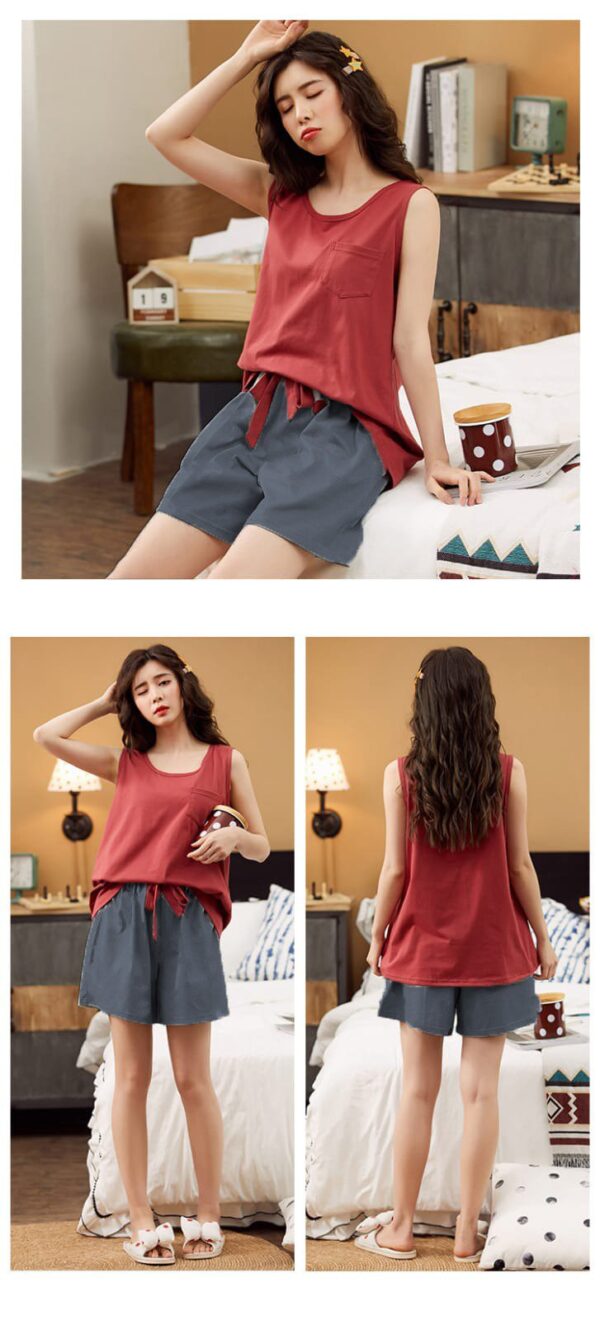 Women Tank Short Beach Wear - Image 3