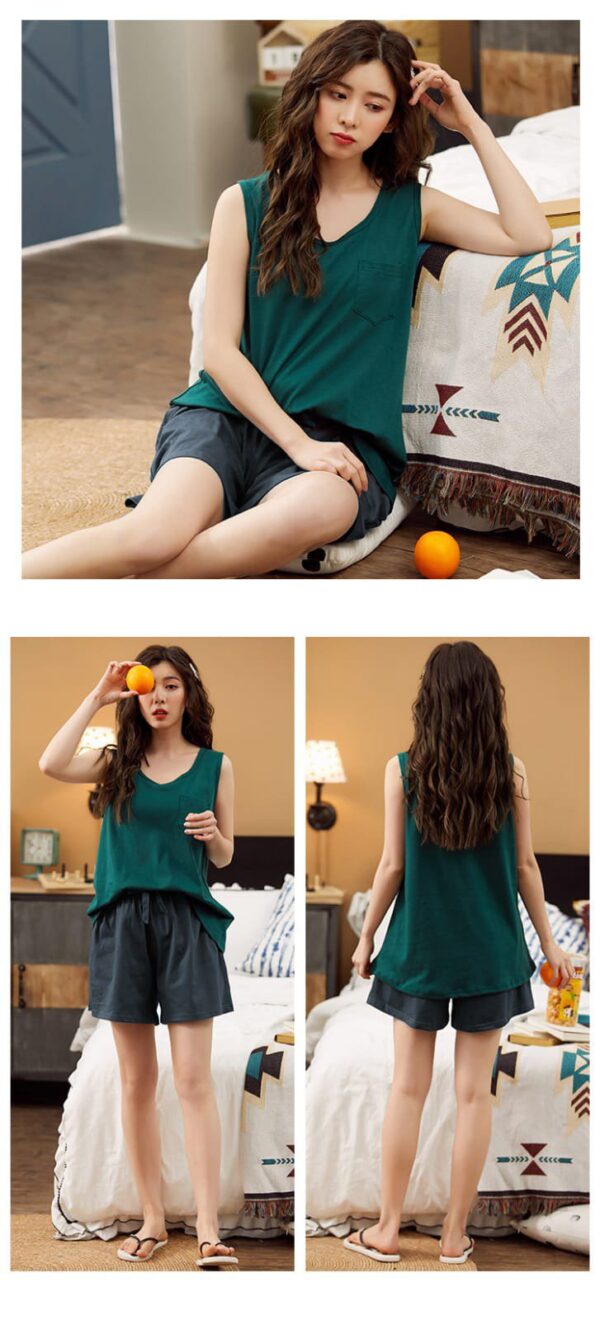 Women Tank Short Beach Wear - Image 5