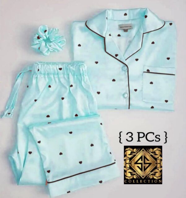 Silk Night Suit for Women - Image 2