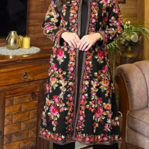 Heavy Embroidered 3 Pcs Suit for Women
