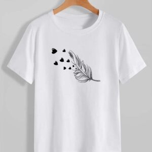Leaf Printed T-Shirt