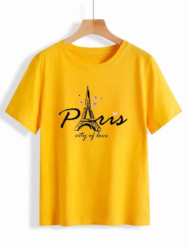 Paris Printed T-Shirt - Image 7