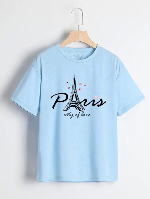 Paris Printed T-Shirt - Image 4