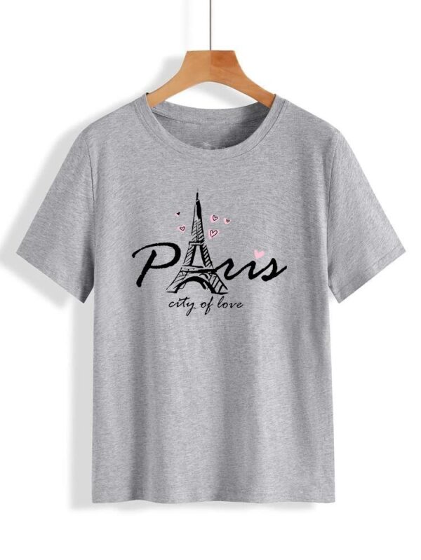 Paris Printed T-Shirt - Image 8