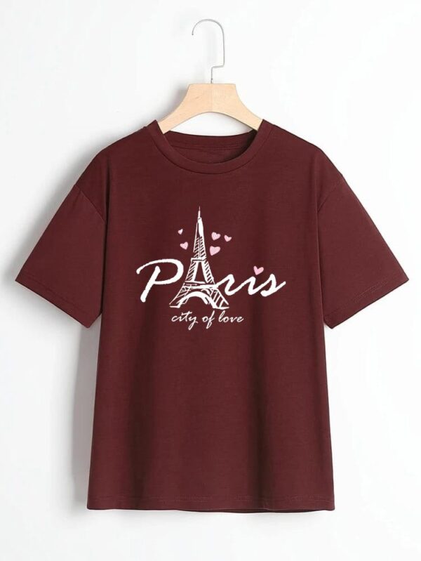 Paris Printed T-Shirt - Image 2