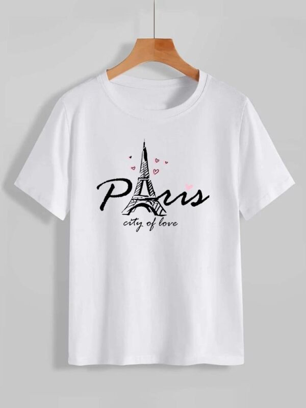 Paris Printed T-Shirt - Image 9
