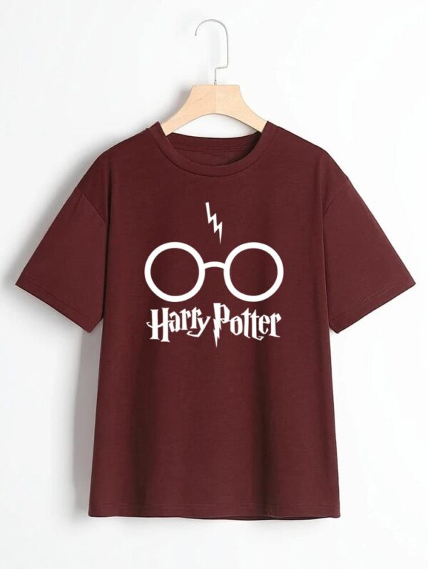 Harry Potter Glasses Printed T Shirt - Image 6