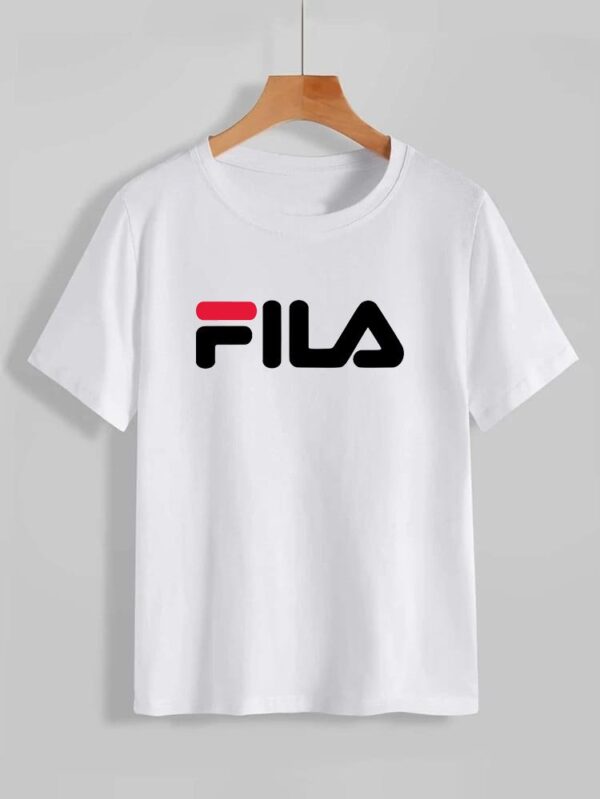 FILA Printed T-shirt for Men and Women - Image 2