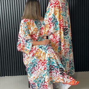Arabic Calligraphy Halwa Dress for Women