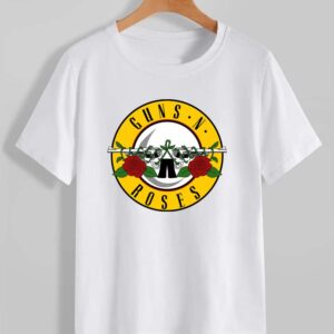Gun and Roses T Shirt for Women and Men