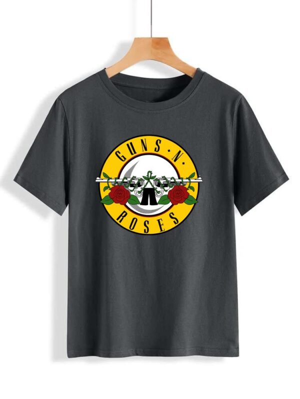 Gun and Roses T Shirt for Women and Men - Image 8
