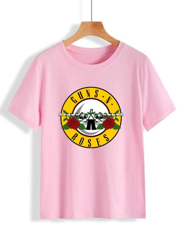 Gun and Roses T Shirt for Women and Men - Image 5