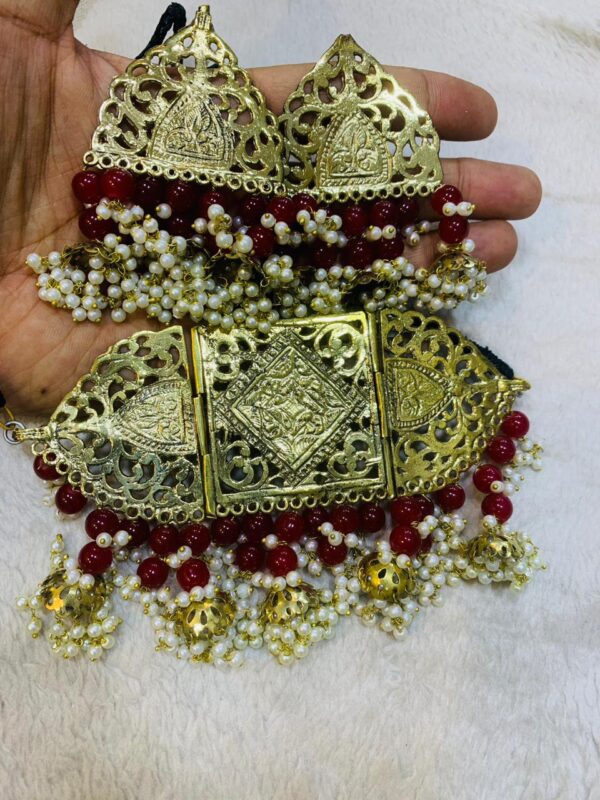 Indian Stylish Necklace and earrings - Image 4