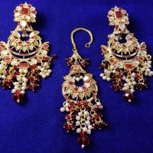 Indian Jhoomar and earrings