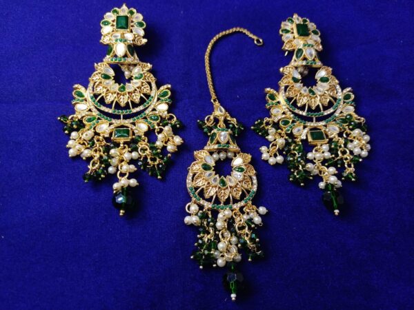 Indian Jhoomar and earrings - Image 2