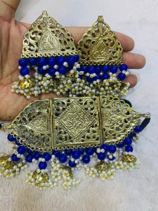 Indian Stylish Necklace and earrings - Image 2