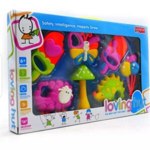 Loving Hut Rattles Set and teether