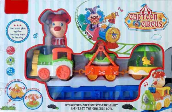 Cartoon Circus Train for Kids - Image 2