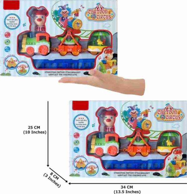 Cartoon Circus Train for Kids - Image 4