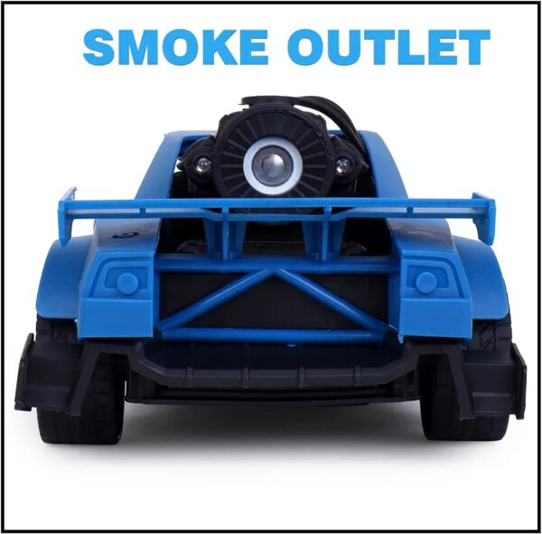 High Speed Remote Control Smoke Car with Rechargeable Battery for Kids - Image 6