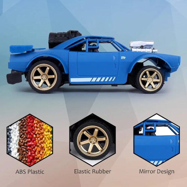 High Speed Remote Control Smoke Car with Rechargeable Battery for Kids - Image 7