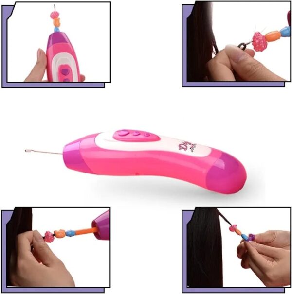 Automatic Hair Braider Machine Electric Hair Braiding Machine Diy Hair Styling Tools Hair Twister Machine Hairstyle Tools Toy Set for Teen Girls Children's New Toy Sets - Image 4
