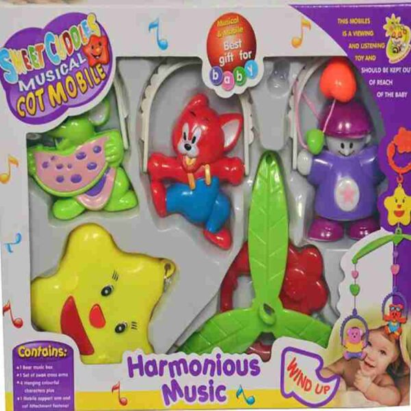 Sweet Cuddles Musical Baby Cot set toy - Image 2