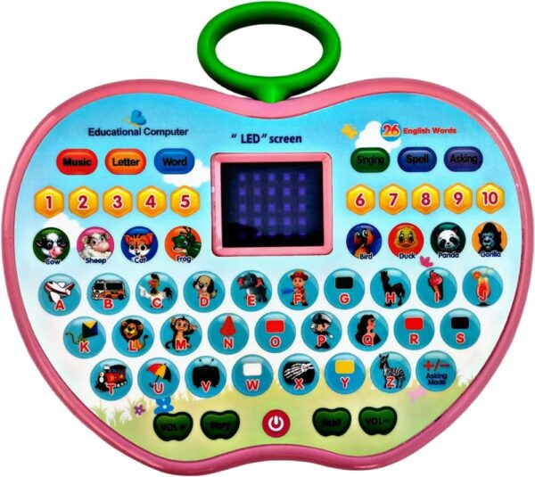 Musical Educational Learning Laptop with LED Display and Game Fun Toy Notebook Computer for Kids - Image 3