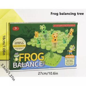 Frog Balance Game Balance Tree Toy Game Desktop Stacking Interactive Kid Toys