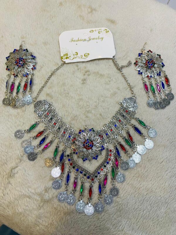Afghani Necklace Jhumka
