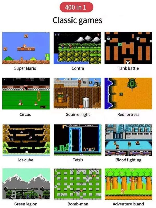 SUP Game Box 400 In 1 Retro Handheld Game Console - Image 6